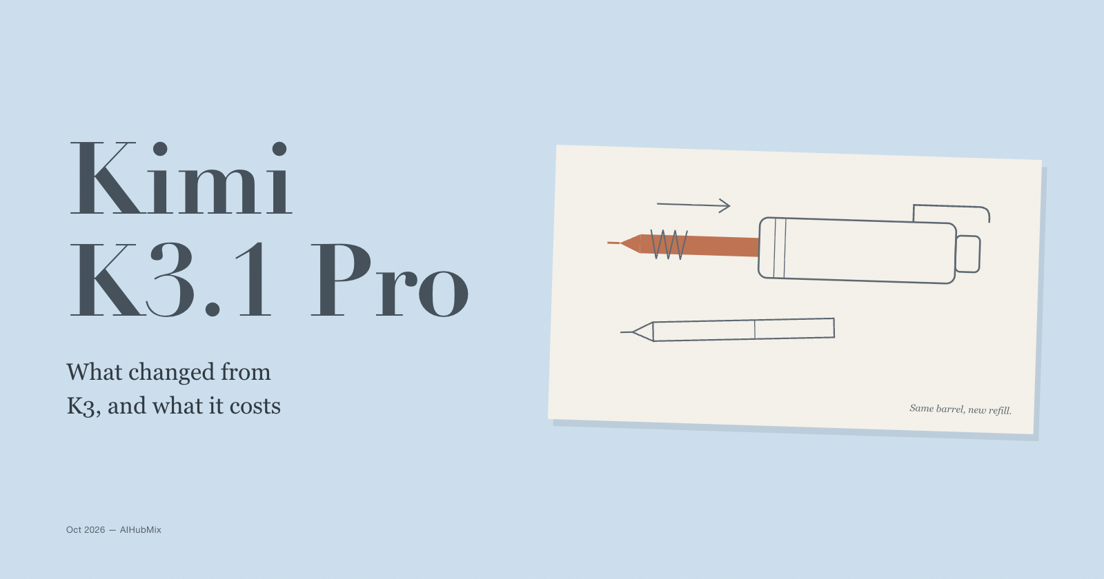 Kimi K3.1 Pro vs K3: What Changed, What It Costs, and Who Should Switch